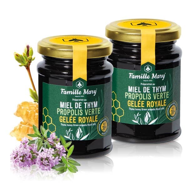 Miel de Thym, Propolis verte & Gelée Royale